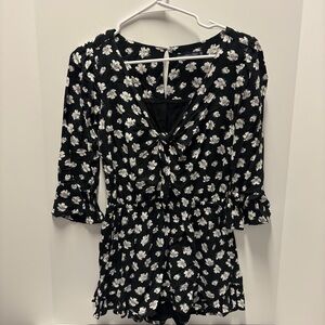 Floral Abercrombie & Fitch Romper